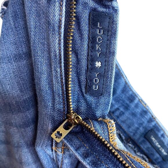 Lucky Brand Jeans Womens 12/31 (33x32) Sweet Straight Mid Rise Classic Y2K Denim - Picture 9 of 12